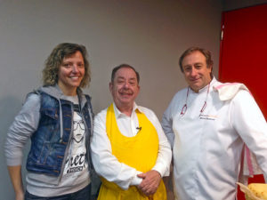 Ηλίας Μαμαλάκης και Ιωάννης Μπαξεβάνης από το σεμινάριο «μοντέρνα ελληνική δημιουργική κουζίνα» στις 3-5/2/2015.